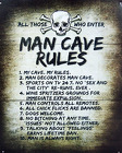 Man Cave Rules <br> Sign Davis Floral Clayton Indiana from Davis Floral