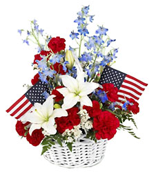 American Glory Basket Davis Floral Clayton Indiana from Davis Floral